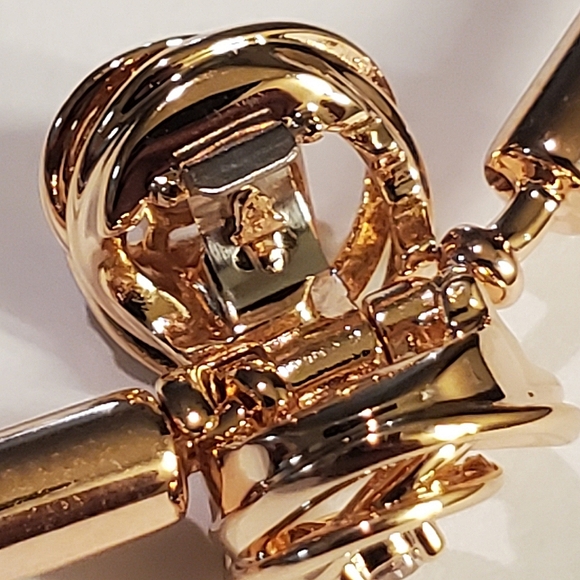 Authentic NEW Pandora Pandora Moments Encircled Clasp Bangle 14KRGP CZ - Picture 7 of 12